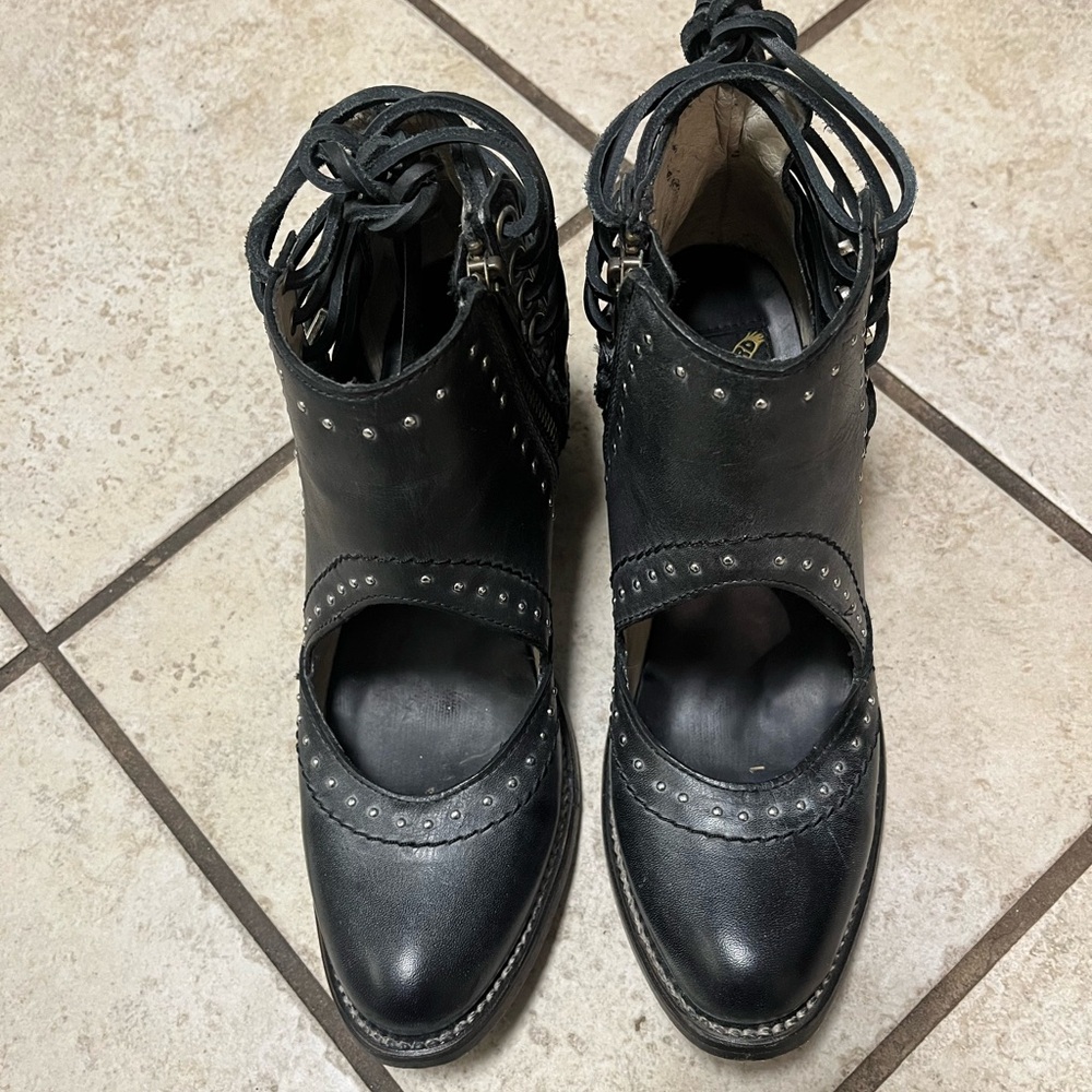 Freebird by Steven Black Lace Up Boots